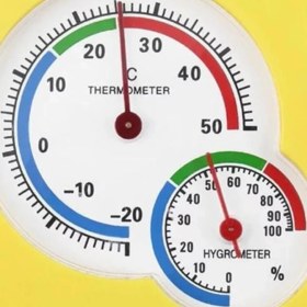 Resim Normadia Iki Parça Nem ve Sıcaklık Ölçer, Pratik ve Güvenilir Termometre Higrometre 