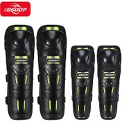 Resim Padalink Motorsiklet Dizlik Ve Dirseklik Seti - 4 Parça Nefes Alabilir Reflektörlü Koruma 