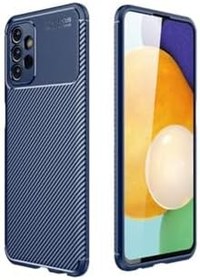 Resim Galaxy A13 4G Kılıf Negro Karbon Görünümlü Silikon Kapak + Ekran Koruma 3863 