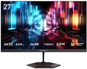 Resim GAMEBOOSTER GB-27F240FF 27" FHD Fast IPS RGB Gaming Monitör 240Hz 0.5ms Siyah 