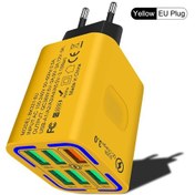 Resim İphone Uyumlu 15 Pro/android Telefonlar İçin Mini 50w Pd Qc Hızlı Şarj Küpü - Cep Eu Yellow 02 