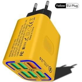 Resim İphone Uyumlu 15 Pro/android Telefonlar İçin Mini 50w Pd Qc Hızlı Şarj Küpü - Cep Eu Yellow 02 