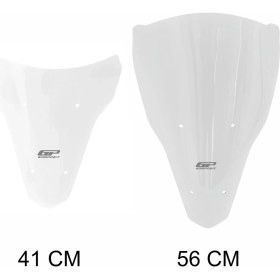 Resim GP Kompozit Yamaha MT-07 Tracer 2020-2024 Uyumlu Ön Cam Şeffaf 56 cm 