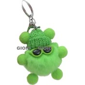 Resim Silver1 Gıoıo Yeni Gerçek Saç Kolye Sevimli Bebek Küçük Cinderblock Bebek Kolye Araba Anahtarlık (Yurt Dışından) 