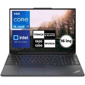 Resim Thinkpad E16 Gen1 I7-13700H 16 GB 1 TB SSD 16" Wuxga Win11 Home 21JQS2MAZX Zi719 Lenovo