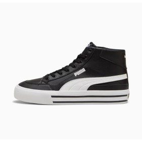 Resim Puma Tenis Ayakkabı Court Classic Vulc Orta Unisex Günlük Siyah 39748201 