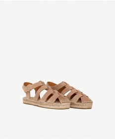 Resim Yargıcı Süet Kafesli Espadril 26ykay4048x 209 Bej 