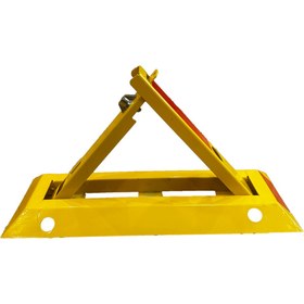 Resim Home Yeni Nesil Dayanıklı Otopark Bariyeri - Katlanabilir Kilitli Bariyer 