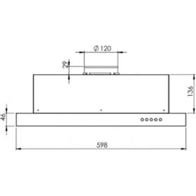 Resim Bari 500 M3 Çekim Patentli Beyaz Aspiratör 