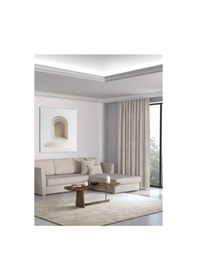 Resim Home Daily Series Ekru Rengi Ada Fon Perde Ekru 