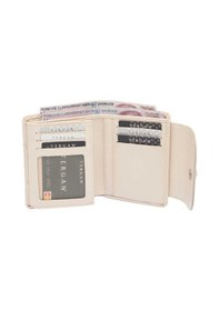 Resim Tergan Bej Deri Kadın Cüzdan - S1cb00005714-b57 Bej 