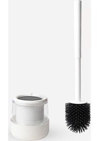 Resim Vinoks Premium Serisi Silikon Tuvalet Fırçası Beyaz 