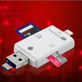 Resim Micro SD Hafıza Kart Okuyucu iPhone Android Cihazlar İçin 