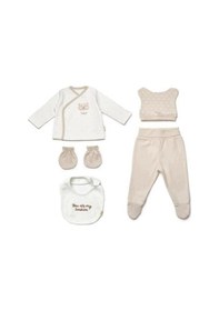 Resim Babycosy Organik Hastane Çıkışı 5li Ekru - Vizon ekru 