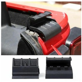 Resim Geeroyoo 2007-2018 Jeep Wrangler Jk Arka Cam Yumuşak Tavan Klipsleri - Abs Malzeme, Kolay Montaj 