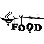 Resim Food Mutfak Kaşıklı Sticker 28 x 14 cm 