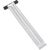 Resim Teltree Celik T Tipi Çizim Cetveli 300mm - Ahşap İşçileri İçin Hassas Ölçüm Ve Çizim Aracı 