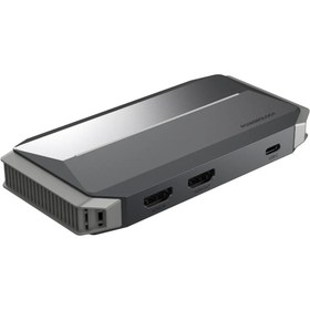 Resim Powerology 4K 60Hz HDMI Giriş Döngü Çıkışlı Video Yakalama Kartı USB-C 1080p60 Kayıt Mikrofon Girişi RGB LED 