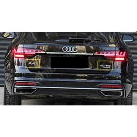 Resim Audi Uyumlu A4 Ve 40 Tdı Bagaj Yazısı Seti 2'li Paket 3m 3d Abs 