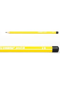 Resim Stabilo Pencil 68 Sarı Kurşun Kalem 2B 