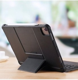 Resim iPad Uyumlu 11 Pro 2020-2018-iPad Uyumlu Air 4 10.9 Kablosuz Bluetooth Klavye - Siyah 
