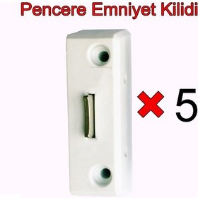 Resim 5 Adet Çocuk Bebek Pencere Güvenlik Kilidi Çok Amaçlı Kilit Çok Renkli 