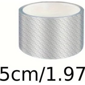 Resim Chuangyinshop 3d Karbon Fiber Kapı Koruma Şeridi 4 Model 197x19685in Çizilmeye Dayanıklı 