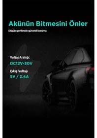 Resim Nm-store Park Modu Kablosu Type-c Akü Sigorta Bağlantı Kablosu Araç İçi Kamera Tüm Kameralara Uyumlu 