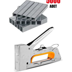 Resim moon Profesyonel 8 mm Mekanik Zımba Tabancası ve 5000 Adet Tel 