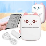 Resim qasul Taşınabilir Portatif Mini Cep Yazıcı Bluetooth Bağlantılı Telefon Bilgisayar Ve Tablet Uyumlu 