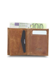 Resim Guard Minimal Antik Taba Deri Erkek Cüzdanı - Grd2403xw22419 Diğer Çok Renkli 