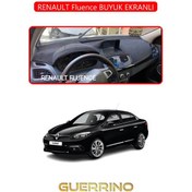 Resim Renault Fluence Buyuk Ekranlıtorpido Koruma Halısı Kırmızı Kenar 