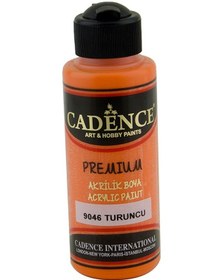 Resim Cadence Premium Akrilik Boya 120Ml 9046 Turuncu 