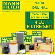 Resim Bmw 1.16D F20/F21 Mann-Filter Filtre Bakım Seti 2012-2015 N47 4Lü 553117988 