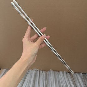 Resim 2 Çift Paslanmaz Çelik Süper Uzun Kızartma Çöpçatları, Bulaşık Makinesinde Yıkanabilir, Tekrar Kullanılabilir, Kaymaz Mutfak Pişirme Çöpçatları ve Servis Araçları - Makarna, Izgara, Sıcak Tencere, Kızarmış Yiyecekler vb. için Uygun - Dayanıklı, Isıya Dayanıklı, Çok Amaçlı Mutfak Aleti 