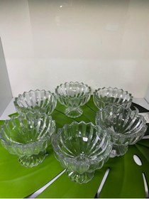 Resim 6 Lı Star Glass Cam Çerezlik Kase 