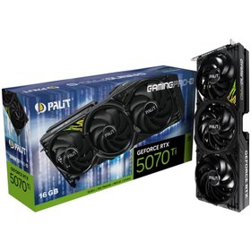 Resim PALIT RTX5070Ti GamingPro-S 16GB 256Bit GDDR7 Ekran Kartı NE7507T019T2-GB2031U 