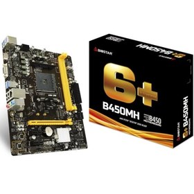 Resim Biostar B450MH AMD B450 2666MHz DDR4 Soket AM4 mATX Anakart 