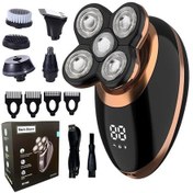 Resim Gold 5 İn 1 Box Erkekler Için 5 In 1 Elektrikli Tıraş Makinesi 