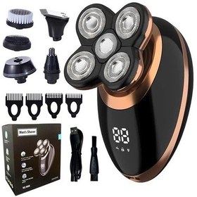 Resim Gold 5 İn 1 Box Erkekler Için 5 In 1 Elektrikli Tıraş Makinesi 