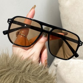 Resim Erkekler ve Kadınlar için Şık Büyük Boy Dikdörtgen Gözlük - Siyah Çerçeve ile PC Lens, Retro Tarz, Günlük Giyim İçin Mükemmel, Modern Estetik Tasarım 