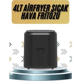 Resim Midas Toptan Home 4l Airfryer Hazneli Hava Fritözü Yağsız Fritöz Taşınabilir Fırın Işlevi Gören Pratik 