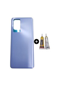 Resim Xiaomi Mi 12 Pro Uyumlu Arka Pil Kapağı Mavi + B7000 Çok Renkli 