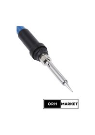 Resim 60W Lehimleme Seti - Sıcaklık Ayarlı Havya, Metal Stand, Lehim Pastası ve Elektrik Bandı 