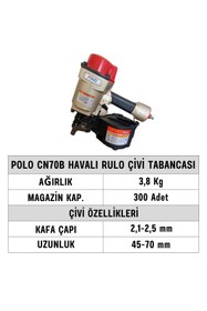 Resim Polo CN70B Havalı Rulo Çivi Tabancası 