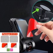 Resim 2'li Polietilen Tereftalat Ekran Korumalı Folyolar, Elektrostatik Adhezyon, Parlak 2H Sertliği, Isıya Dayanıklı ve İz Bırakmayan Tasarım, Araba Camı Montajı için 
