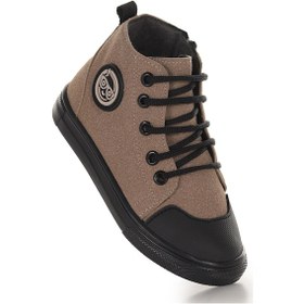 Resim Kiko Kids Kai Fermuarlı Erkek Çocuk Günlük Bot Ayakkabı Kum Kum Rengi 