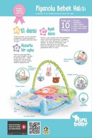 Resim Nini Baby Piyanolu Büyük Oyun Halısı 