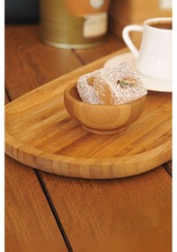 Resim Mithra Life 6 Adet Bambu Mini Lokumluk Çerezlik Sosluk Reçellik Sunumluk Kase Mıt1143 Bambu 