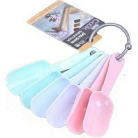 Resim Yayke 6 Lı Plastik Baharat Kaşığı Çok Renkli 